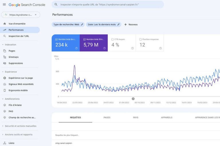 accompagnement seo mensuel suivi referencement naturel google search console